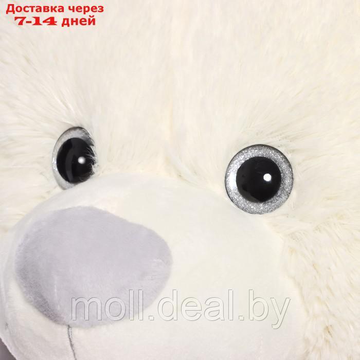 Мягкая игрушка "Медведь Пьер с бантом" цвет латте, 130 см МП/70/53 - фото 4 - id-p227090306