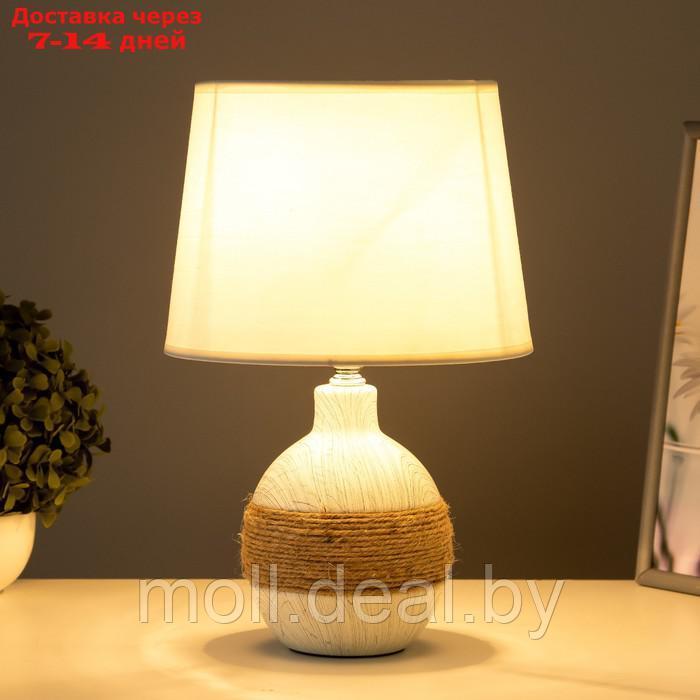 Лампа настольная с абажуром "Шпагат" Е14 23х23х34 см - фото 2 - id-p227077434