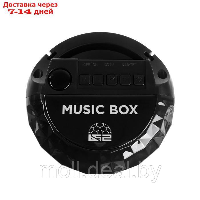Портативная караоке система Music Box, 10 Вт, FM, USB, BT, 1200 мАч, чёрная - фото 6 - id-p227086371