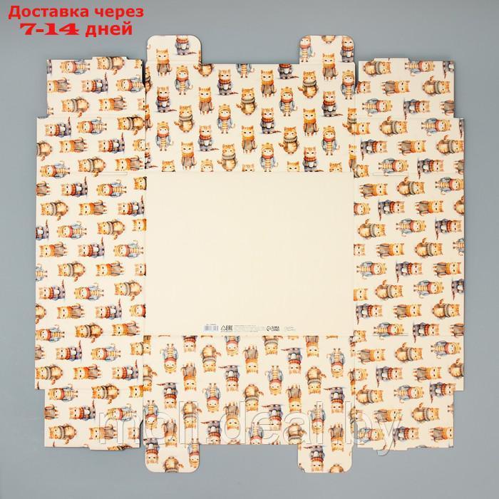 Складная коробка "Милые котики", 31,2 х 25,6 х 16,1 см - фото 6 - id-p227092385