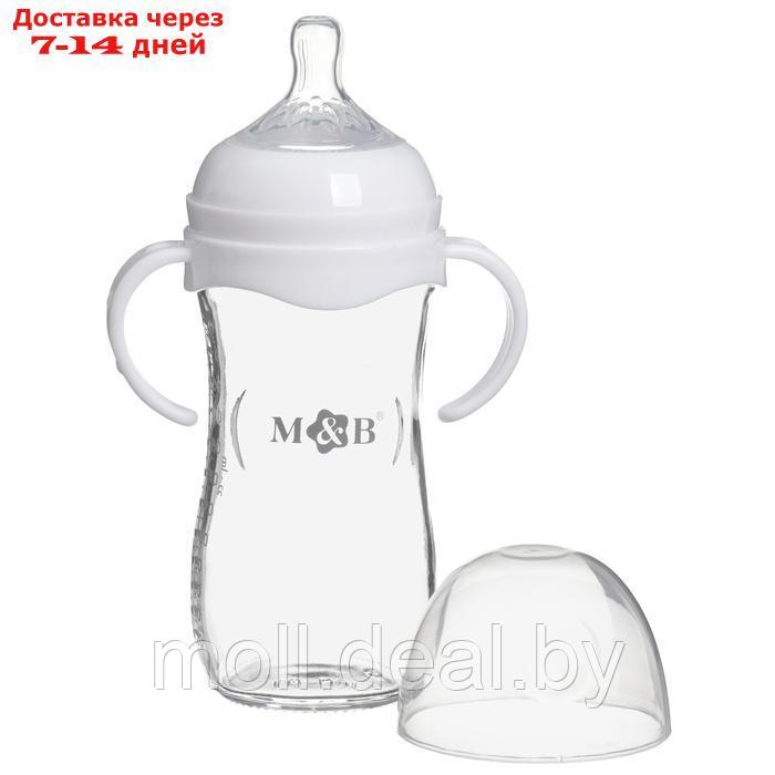 Бутылочка для кормления Ø50 ШГ 240 мл., стекло, цвет белый - фото 1 - id-p227085427