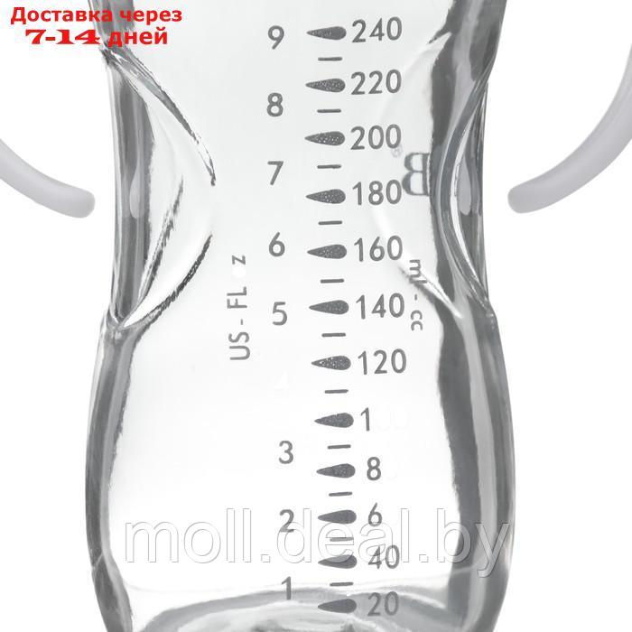 Бутылочка для кормления Ø50 ШГ 240 мл., стекло, цвет белый - фото 5 - id-p227085427