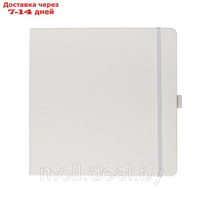 Скетчбук Sketchmarker, 200 х 200 мм, 80 листов, твёрдая обложка из бумвинила, белый, блок 140 г/м2 - фото 3 - id-p227087417