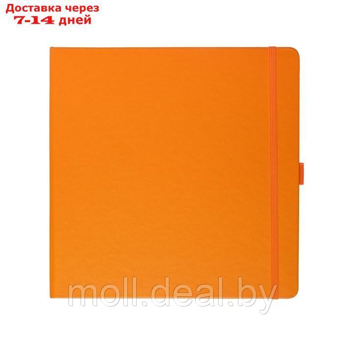 Скетчбук Sketchmarker, 200 х 200 мм, 80 листов, твёрдая обложка из бумвинила, оранжевый, блок 140 г/м2 - фото 3 - id-p227087420