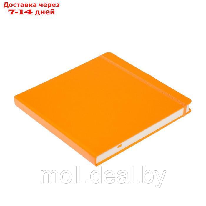 Скетчбук Sketchmarker, 200 х 200 мм, 80 листов, твёрдая обложка из бумвинила, оранжевый, блок 140 г/м2 - фото 5 - id-p227087420