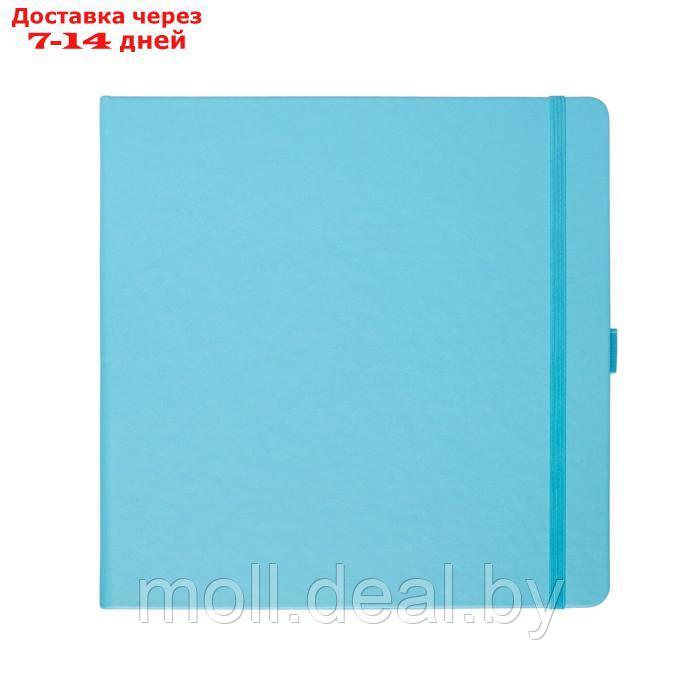 Скетчбук Sketchmarker, 200 х 200 мм, 80 листов, твёрдая обложка из бумвинила, небесно-голубой, блок 140 г/м2 - фото 3 - id-p227087423