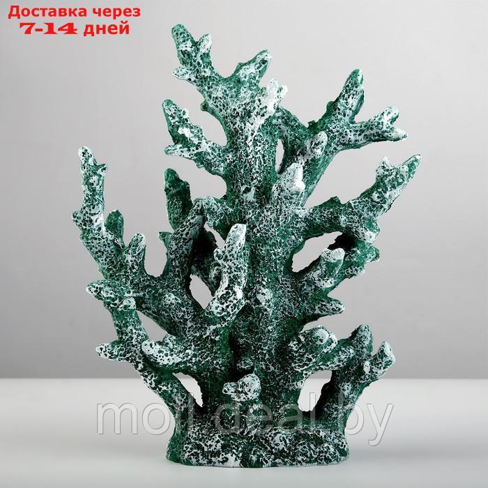 Интерьерный сувенир "Коралл" 24*19см зеленый - фото 1 - id-p227107986