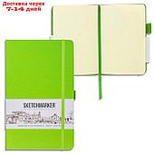 Скетчбук Sketchmarker, 130 х 210 мм, 80 листов, твёрдая обложка из бумвинила, зелёный, блок 140 г/м2