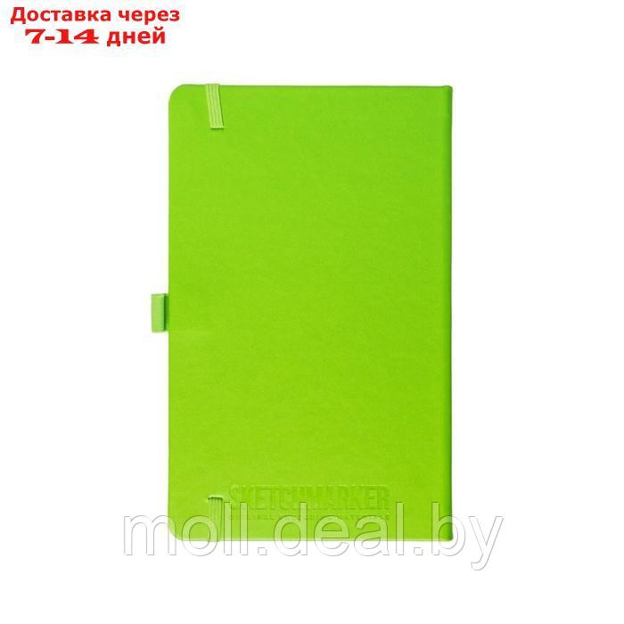 Скетчбук Sketchmarker, 130 х 210 мм, 80 листов, твёрдая обложка из бумвинила, зелёный, блок 140 г/м2 - фото 4 - id-p227087424
