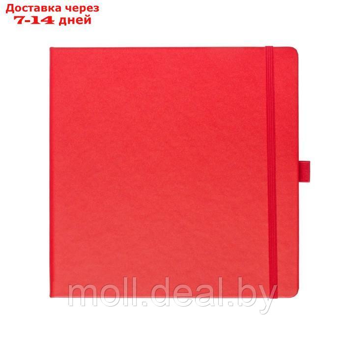 Скетчбук Sketchmarker, 200 х 200 мм, 80 листов, твёрдая обложка из бумвинила, красный, блок 140 г/м2 - фото 3 - id-p227087425