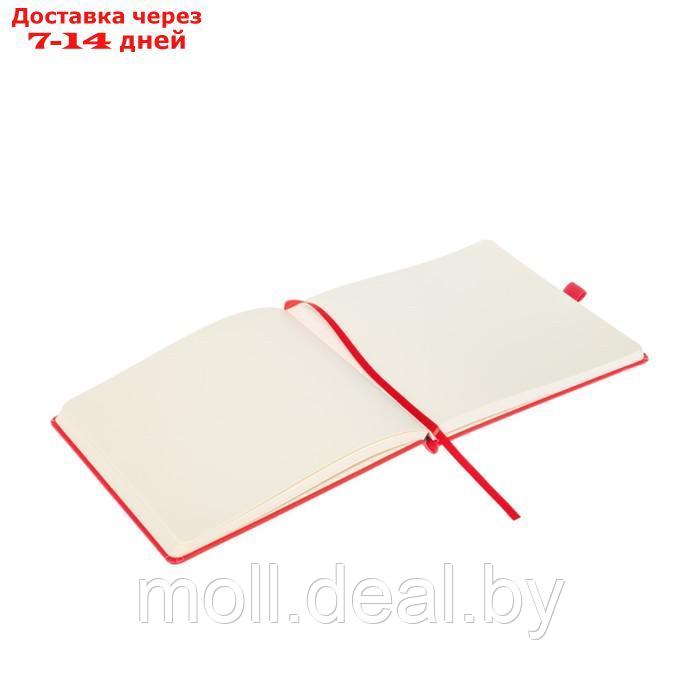 Скетчбук Sketchmarker, 200 х 200 мм, 80 листов, твёрдая обложка из бумвинила, красный, блок 140 г/м2 - фото 6 - id-p227087425