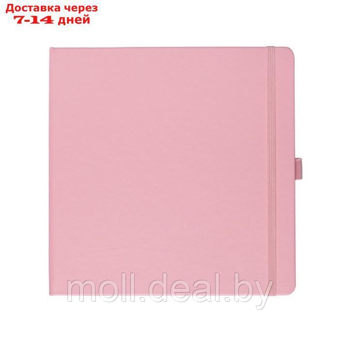 Скетчбук Sketchmarker, 200 х 200 мм, 80 листов, твёрдая обложка из бумвинила, розовый, блок 140 г/м2 - фото 3 - id-p227087426