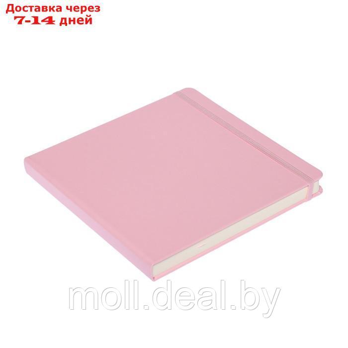 Скетчбук Sketchmarker, 200 х 200 мм, 80 листов, твёрдая обложка из бумвинила, розовый, блок 140 г/м2 - фото 5 - id-p227087426