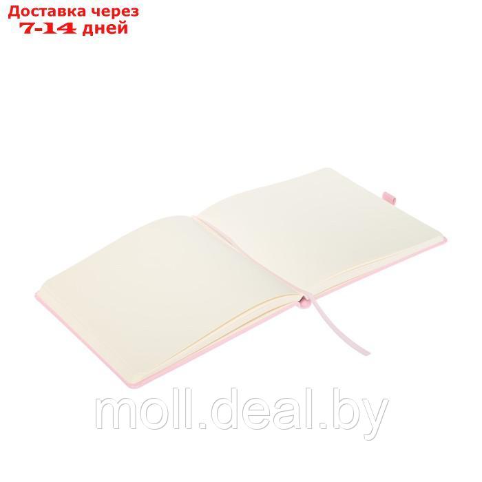 Скетчбук Sketchmarker, 200 х 200 мм, 80 листов, твёрдая обложка из бумвинила, розовый, блок 140 г/м2 - фото 6 - id-p227087426