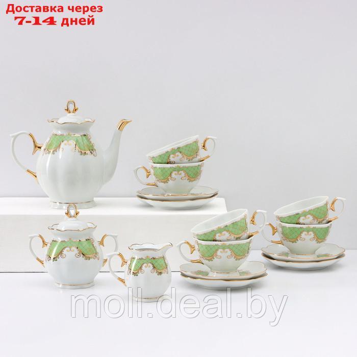 Сервиз чайный фарфоровый "Симфония", 15 предметов - фото 1 - id-p227089415