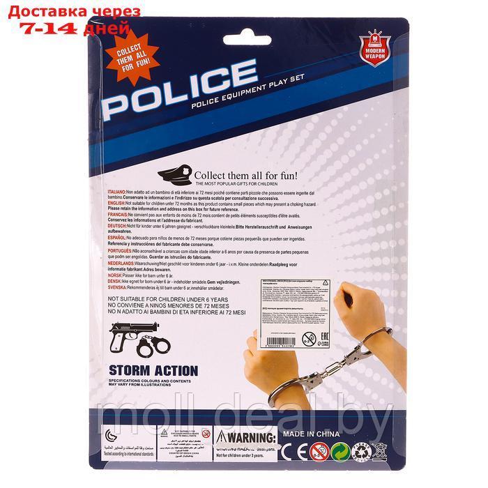 Набор полицейского "Следователь", с металлическими наручниками, световые эффекты - фото 9 - id-p227084421