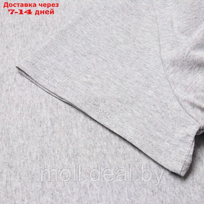 Туника (ночная сорочка) женская для беременных, цвет серый/горох, размер 50 - фото 6 - id-p227097127