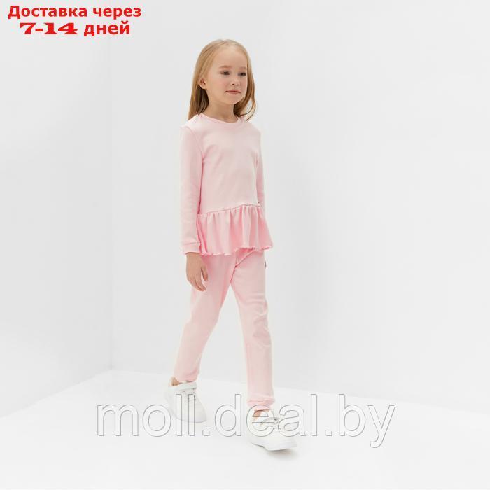 Костюм детский (джемпер, брюки) MINAKU, цвет розовый, рост 80-86 см - фото 4 - id-p227112259