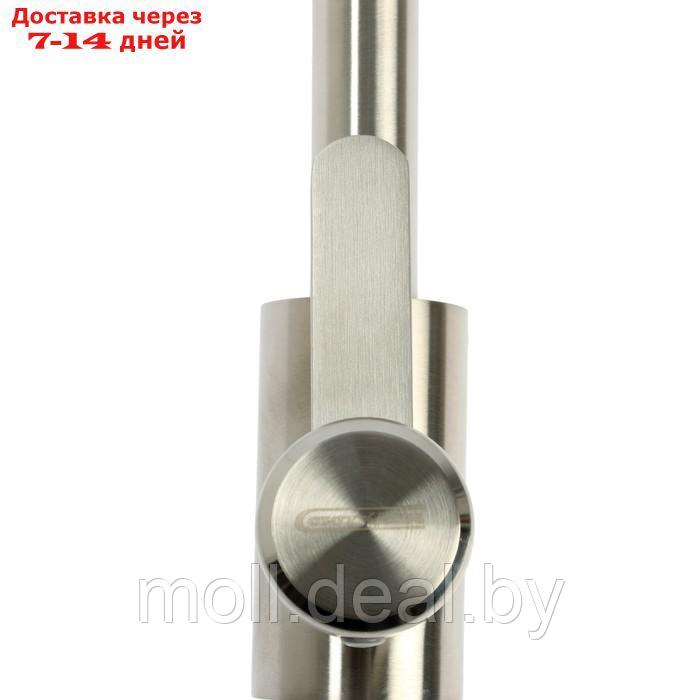 Смеситель для кухни "СоюзКран" 567-092, однорычажный, высокий излив 350 мм, нерж.сталь, хром - фото 3 - id-p227106104