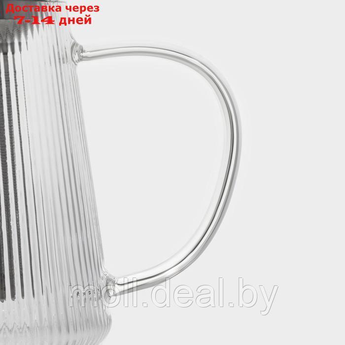 Чайник заварочный с металл ситом "Грани" 1л, 12,5х14 см - фото 3 - id-p227101884