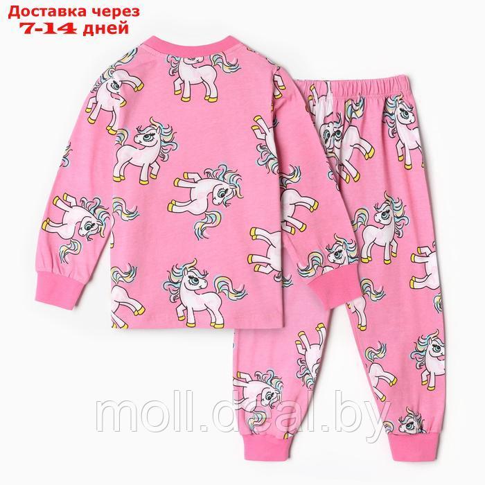 Пижама для девочки, цвет розовый, рост 122 см - фото 2 - id-p227097132