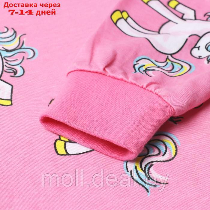 Пижама для девочки, цвет розовый, рост 122 см - фото 5 - id-p227097132