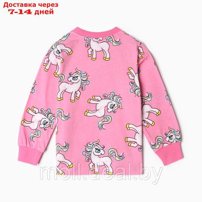 Пижама для девочки, цвет розовый, рост 122 см - фото 6 - id-p227097132