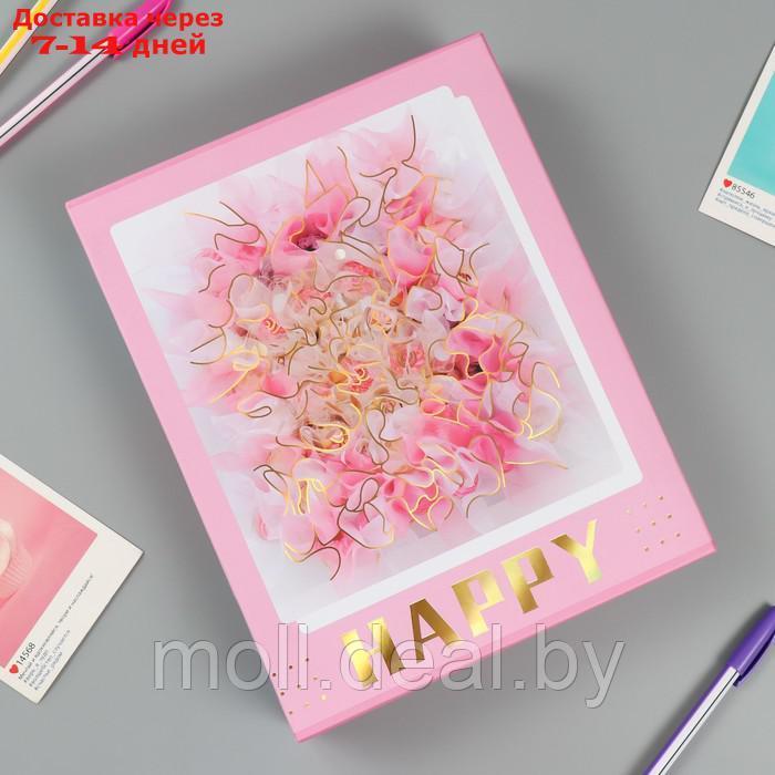 Фотоальбом на 100 фото 10х15 см "Пышные розовые цветы" в коробке МИКС 26,5х21х5,3 см - фото 2 - id-p227087442