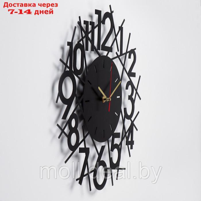 Часы настенные из металла "Лоренцо", плавный ход, d-40 см - фото 2 - id-p227110235