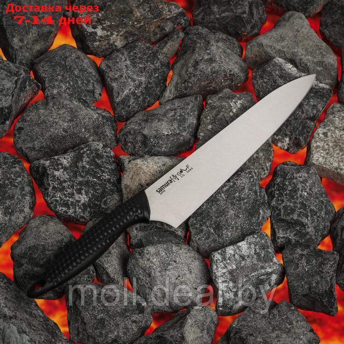 Нож кухонный SAMURA GOLF шеф, лезвие 22,1 см, сталь AUS-8 - фото 2 - id-p227114596