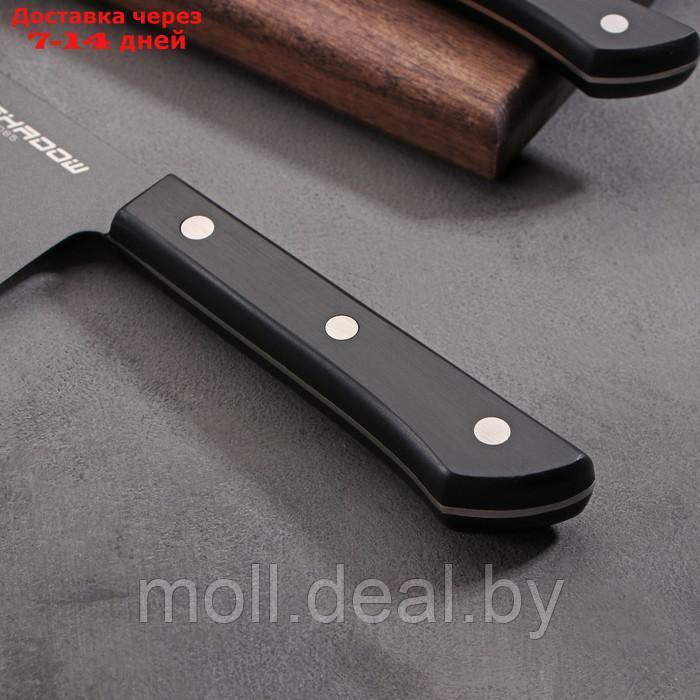 Набор ножей SHаDоW, 2 шт: 12 см; 20,8 см, с покрытием Blаck Fusо - фото 3 - id-p227114597