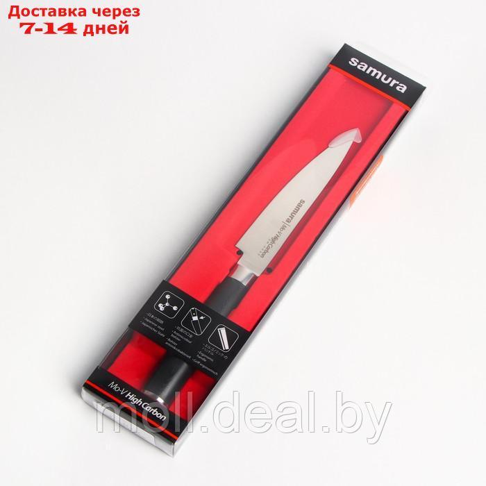 Нож кухонный SAMURA Mo-V универсальный, лезвие:12 см, высокоуглеродистая сталь AUS-8 - фото 7 - id-p227114599
