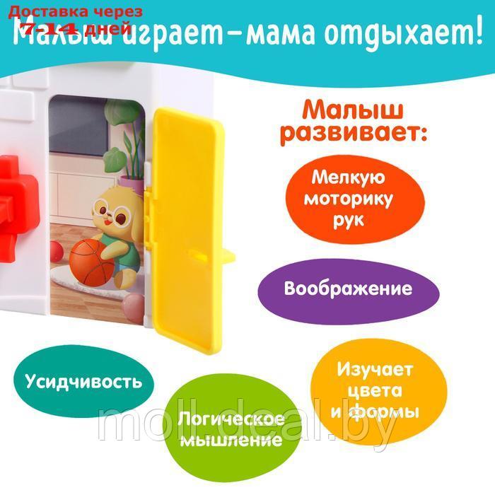 Развивающая игрушка детская "Бизиборд. Мишкин домик" - фото 9 - id-p227091440