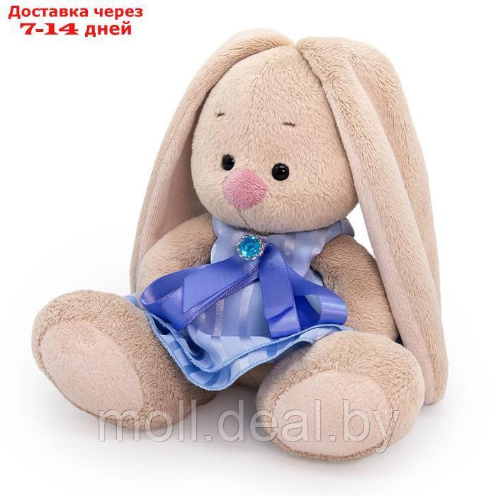 Мягкая игрушка "Зайка Ми в голубом платье с бантом", 15 см SidX-586 - фото 2 - id-p227106248