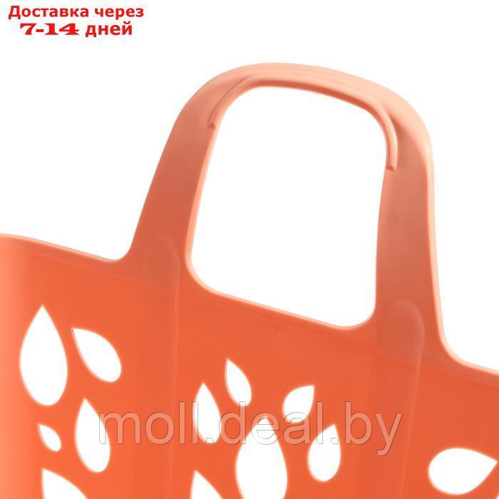 Мягкая корзина для игрушек Lalababy Protect Me 25 л персиковая карамель LA169112040 - фото 4 - id-p227090425