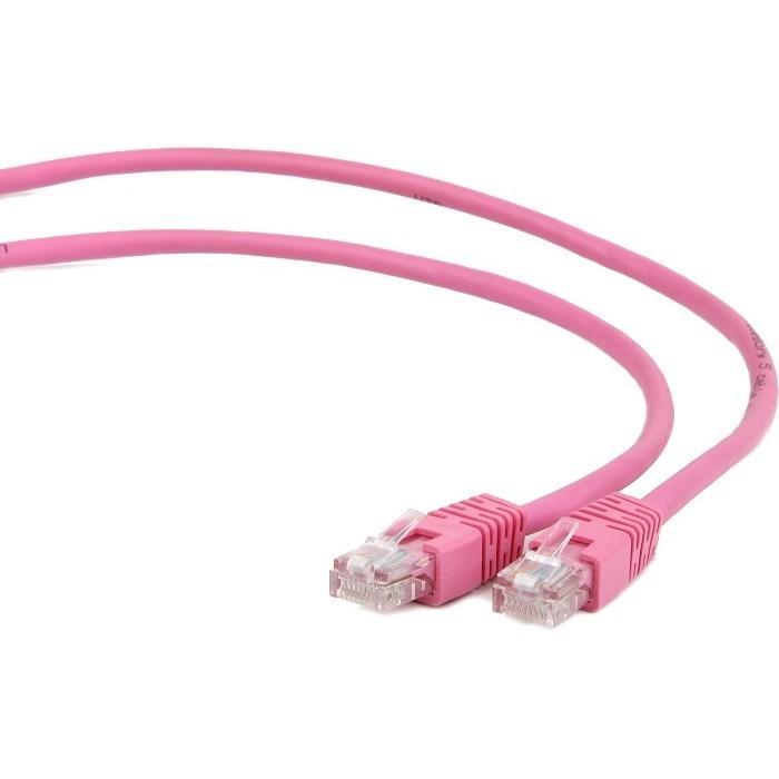 Cablexpert PP12-0.25M/RO Патч-корд UTP Cablexpert кат.5e, 0.25м, литой, многожильный (розовый) - фото 1 - id-p227212044
