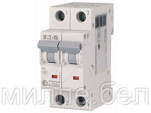 Автоматич. выключатель Eaton HL-C63/2, 2P, 63A, тип C, 4.5кA, 2M