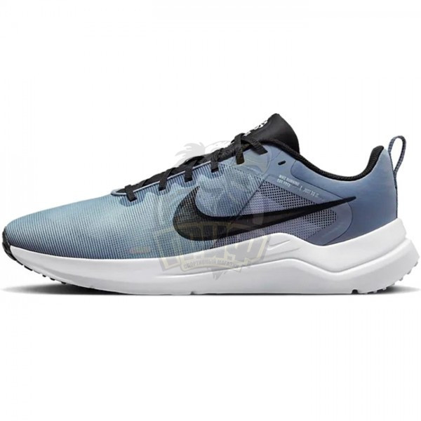 Кроссовки беговые мужские Nike Downshifter 12 (голубой/белый) (арт. DD9293-401) - фото 1 - id-p227212099