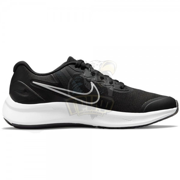 Кроссовки беговые подростковые Nike Star Runner 3 GS (черный/белый) (арт. DA2776-003) - фото 1 - id-p227212106