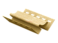 Угол внутренний для сайдинга Ю-пласт Timberblock Дуб золотой
