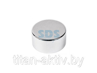 Магнит неодимовый  диск 20х10мм сцепление 11,2 кг (Упаковка 1 шт) REXANT