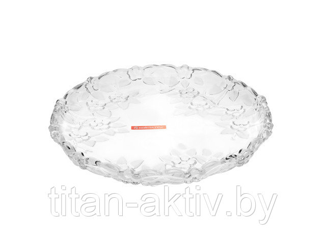 Блюдо стеклянное, круглое, 310 мм, Карен (Karen), NORITAZEH (без упаковки)