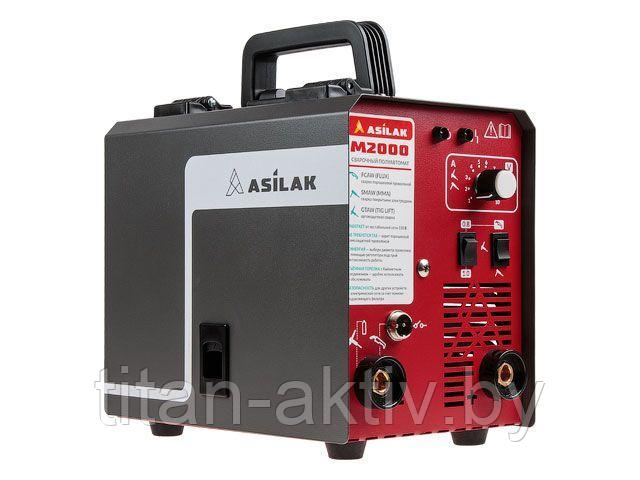 Полуавтомат сварочный ASILAK M2000 (230В, 20-180 А, 80В, FLUX/MMA/TIG LIFT, байонетный разъем, без п - фото 1 - id-p226651417