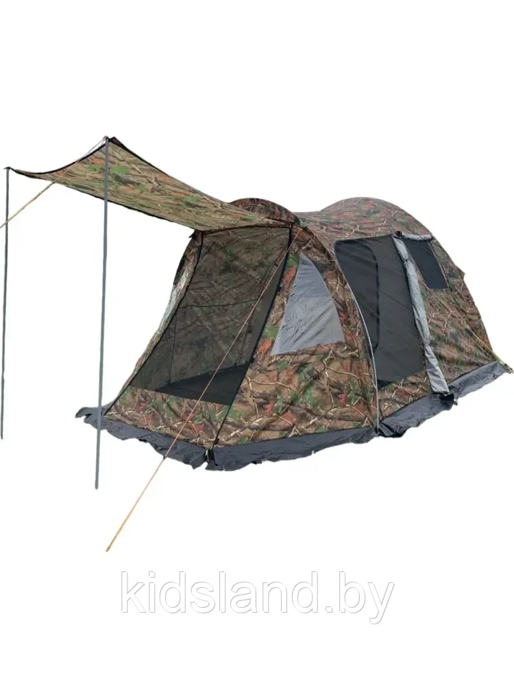 Четырехместная палатка MirCamping 1036MC Д 440 см(115+110+215)  Ш245см В190см