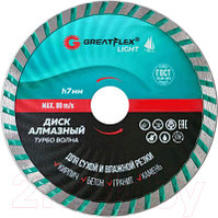 Отрезной диск алмазный Greatflex Light 55-779