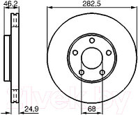 Тормозной диск Bosch 0986478872