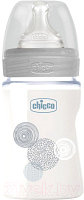 Бутылочка для кормления Chicco Well-Being Glass Uni с силиконовой соской / 00028711300000