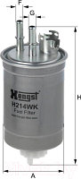 Топливный фильтр Hengst H214WK