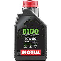 Масло моторное полусинтетика Motul 5100 10W50 4T, 4 литра