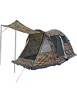 Палатка туристическая 4-х местная, MirCamping (Д 440 см(115+110+215) Ш245см В190см ), арт. 1036 МС